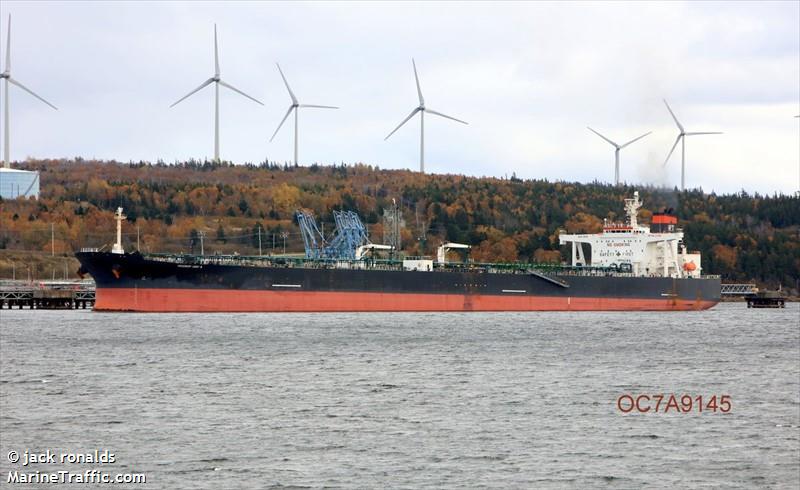 ridgebury lindy b (Crude Oil Tanker) - IMO 9296418, MMSI 538005575, Call Sign V7FA4 under the flag of Marshall Islands