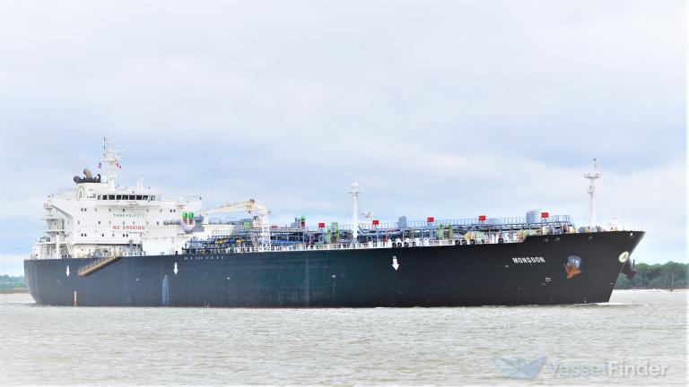 monsoon (LPG Tanker) - IMO 9667564, MMSI 538005614, Call Sign V7FL8 under the flag of Marshall Islands