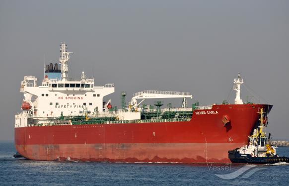 silver carla (Chemical/Oil Products Tanker) - IMO 9682382, MMSI 538005837, Call Sign V7HK8 under the flag of Marshall Islands