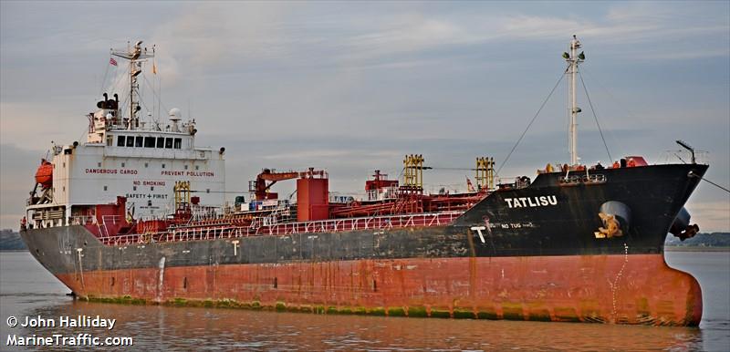 tatlisu (Chemical/Oil Products Tanker) - IMO 9282364, MMSI 538006581, Call Sign V7OS6 under the flag of Marshall Islands