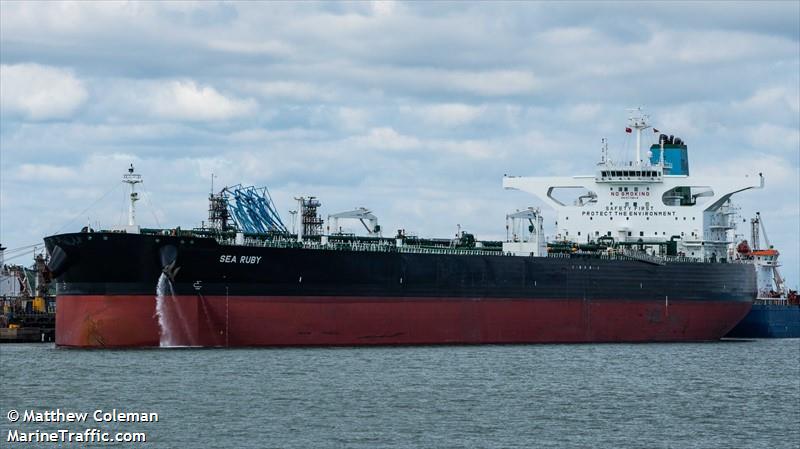 sea ruby (Crude Oil Tanker) - IMO 9779616, MMSI 538007275, Call Sign V7EQ7 under the flag of Marshall Islands