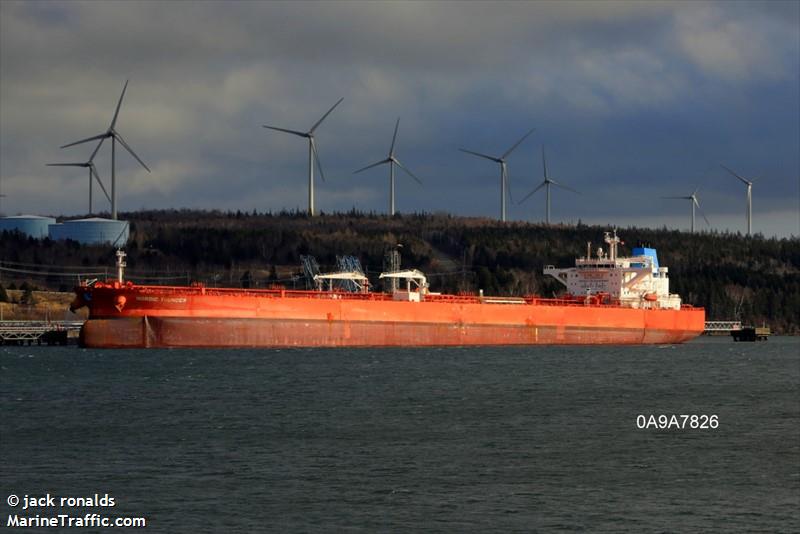 nordic thunder (Crude Oil Tanker) - IMO 9797228, MMSI 538007379, Call Sign V7LJ2 under the flag of Marshall Islands