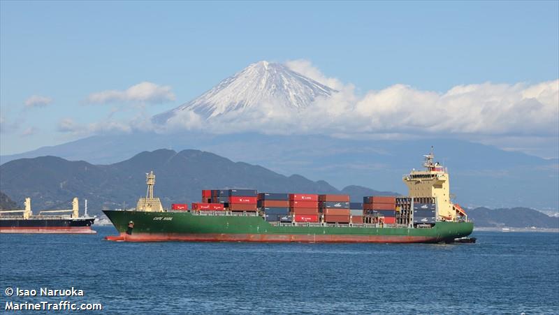 cape nabil (Container Ship) - IMO 9436185, MMSI 538007625, Call Sign V7XQ6 under the flag of Marshall Islands