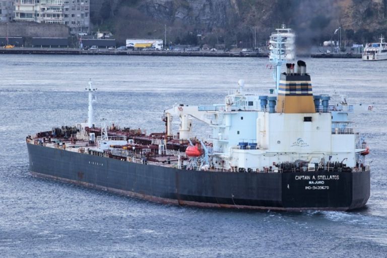 captain a.stellatos (Crude Oil Tanker) - IMO 9439670, MMSI 538008320, Call Sign V7A2235 under the flag of Marshall Islands
