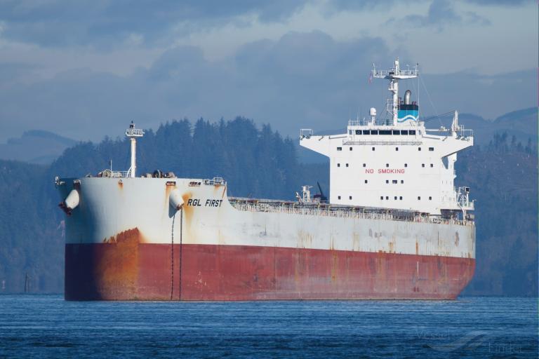 rgl first (Bulk Carrier) - IMO 9772864, MMSI 563014400, Call Sign 9V5258 under the flag of Singapore