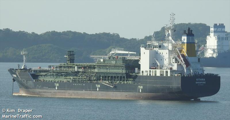 kithira (LPG Tanker) - IMO 9788978, MMSI 563062400, Call Sign 9V3145 under the flag of Singapore