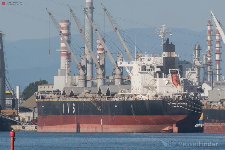 ivs crimson creek (Bulk Carrier) - IMO 9732149, MMSI 565655000, Call Sign 9V2686 under the flag of Singapore