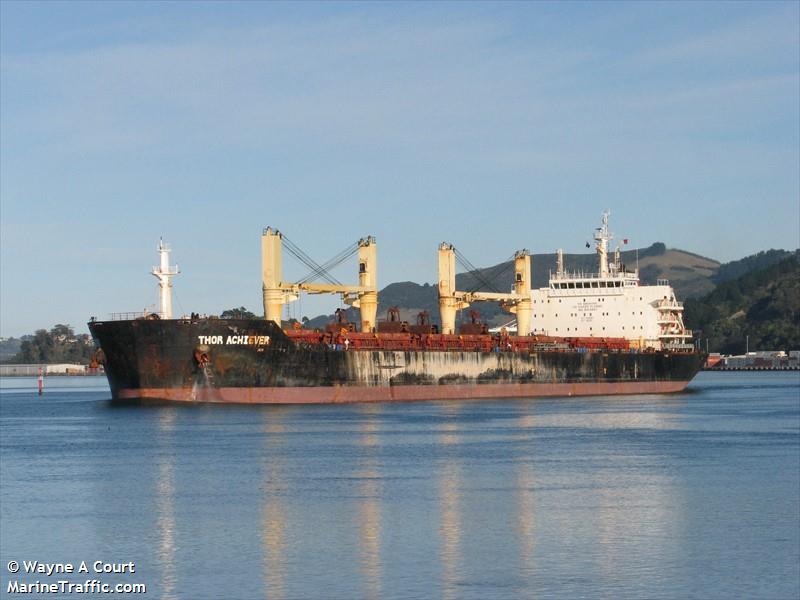 thor achiever (Bulk Carrier) - IMO 9424857, MMSI 565929000, Call Sign 9V8781 under the flag of Singapore