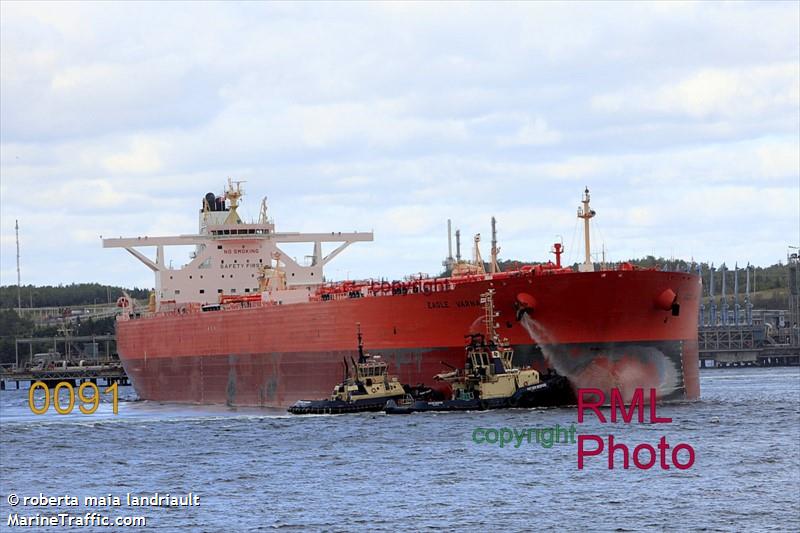 eagle varna (Crude Oil Tanker) - IMO 9597252, MMSI 566848000, Call Sign 9V6189 under the flag of Singapore