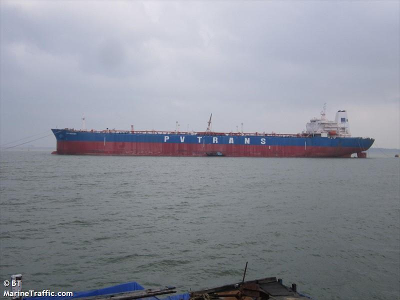 mt pvt mercury (Crude Oil Tanker) - IMO 9426946, MMSI 574001570, Call Sign 3WIN9 under the flag of Vietnam