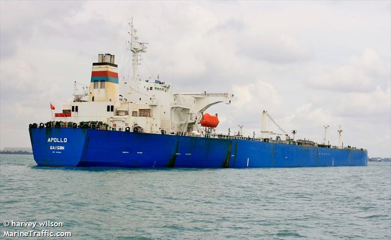 apollo (Crude Oil Tanker) - IMO 9321964, MMSI 574004420, Call Sign XVGP7 under the flag of Vietnam