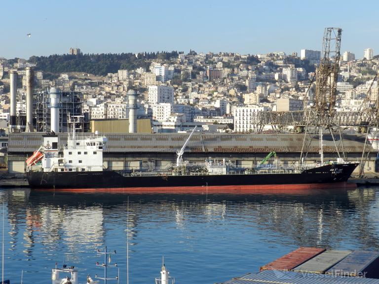 ain zeft (Chemical/Oil Products Tanker) - IMO 9265380, MMSI 605076180, Call Sign 7TGQ under the flag of Algeria