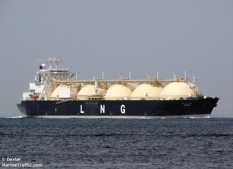 ghasha (LNG Tanker) - IMO 9038452, MMSI 636010183, Call Sign ELRM6 under the flag of Liberia