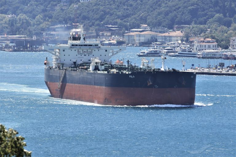 pola (Crude Oil Tanker) - IMO 9493767, MMSI 636015014, Call Sign A8YB5 under the flag of Liberia