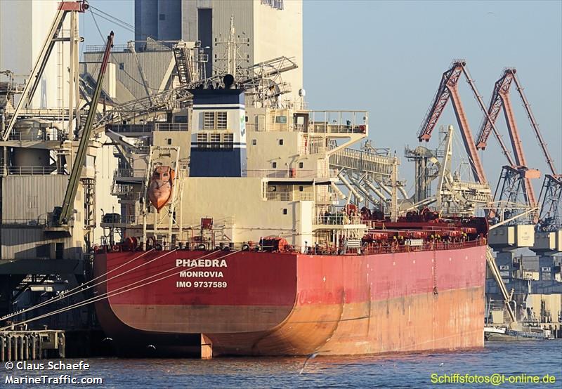 phaedra (Bulk Carrier) - IMO 9737589, MMSI 636017064, Call Sign D5JD2 under the flag of Liberia