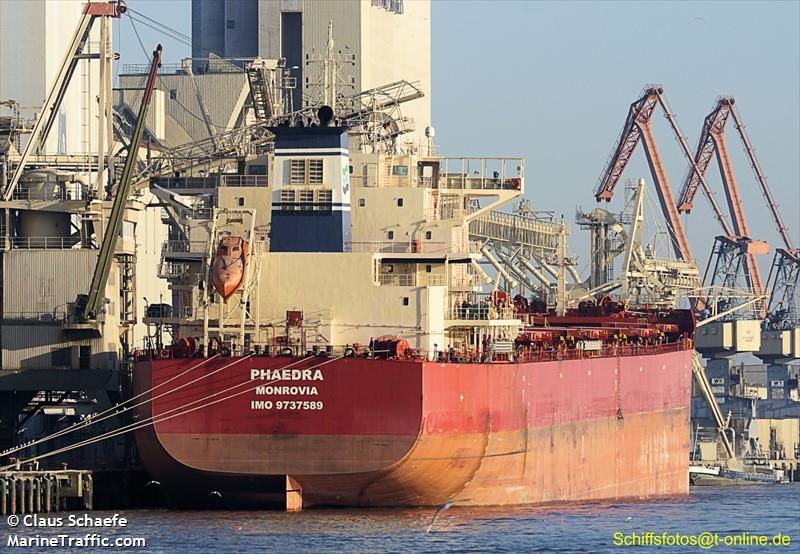 phaedra (Bulk Carrier) - IMO 9737589, MMSI 636017064, Call Sign D5JD2 under the flag of Liberia