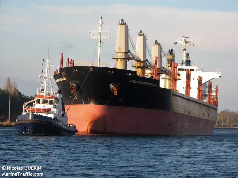 lord mountbatten (Bulk Carrier) - IMO 9589712, MMSI 636017607, Call Sign D5LV5 under the flag of Liberia