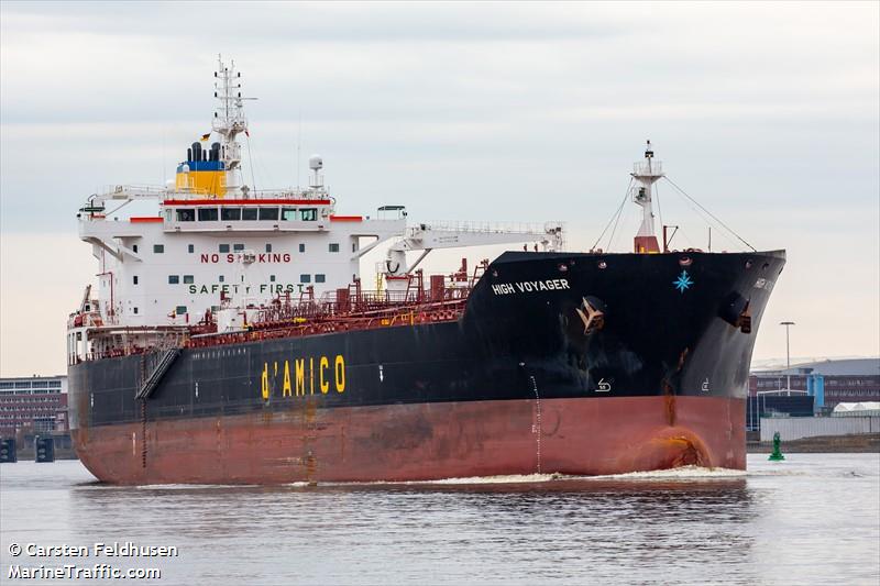 high voyager (Chemical/Oil Products Tanker) - IMO 9681845, MMSI 636019233, Call Sign D5TO3 under the flag of Liberia
