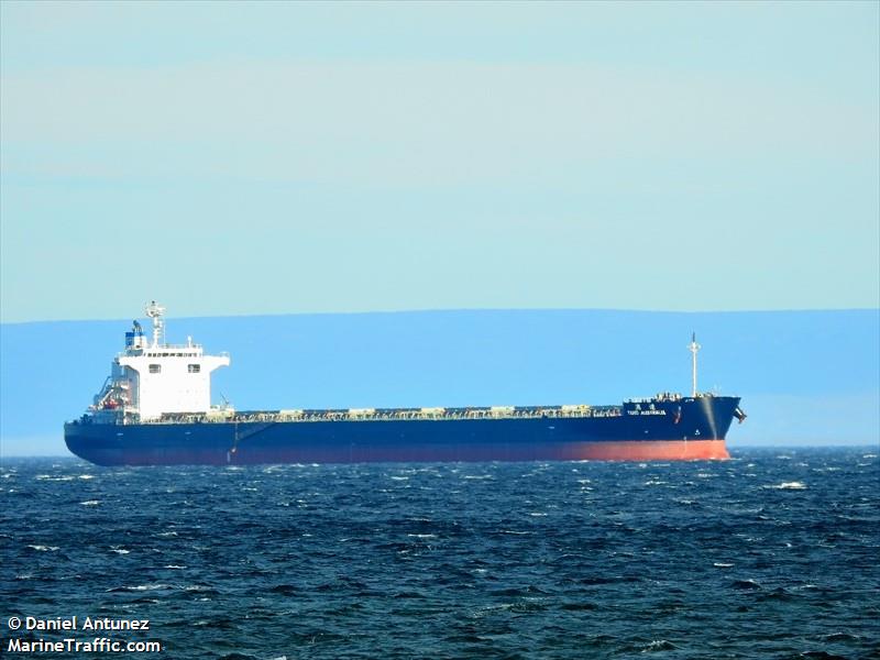 taho australia (Bulk Carrier) - IMO 9846067, MMSI 636019306, Call Sign D5TX2 under the flag of Liberia