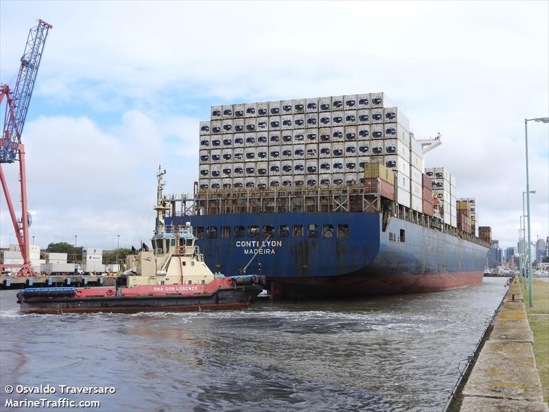 lyon ii (Container Ship) - IMO 9222285, MMSI 636019825, Call Sign D5WI6 under the flag of Liberia