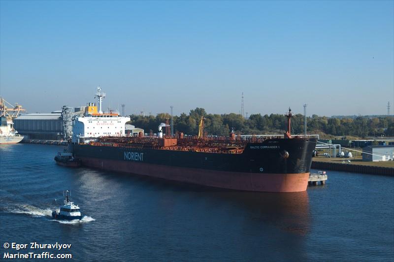 baltic commander 1 (Chemical/Oil Products Tanker) - IMO 9208112, MMSI 636092648, Call Sign D5IW6 under the flag of Liberia