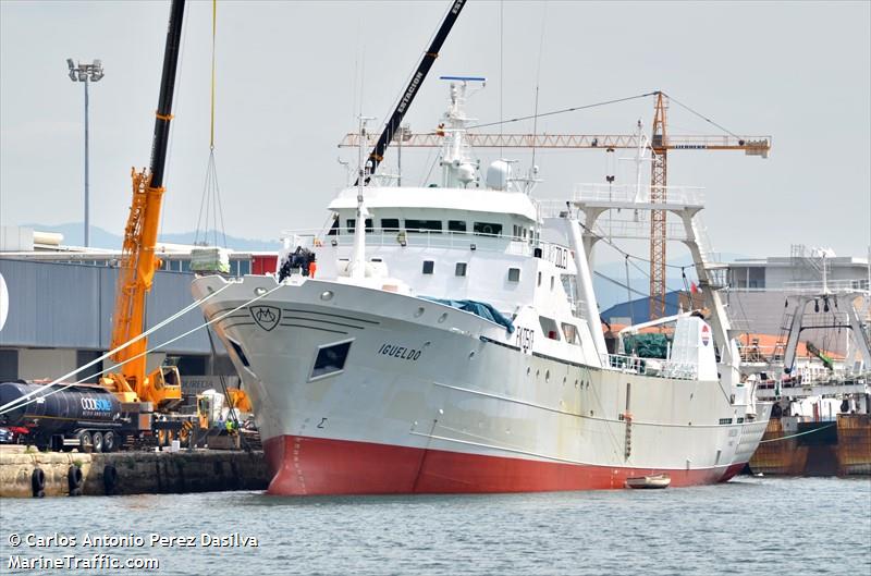 igueldo (Fishing Vessel) - IMO 8600428, MMSI 740338000, Call Sign ZDLE1 under the flag of Falkland Islands