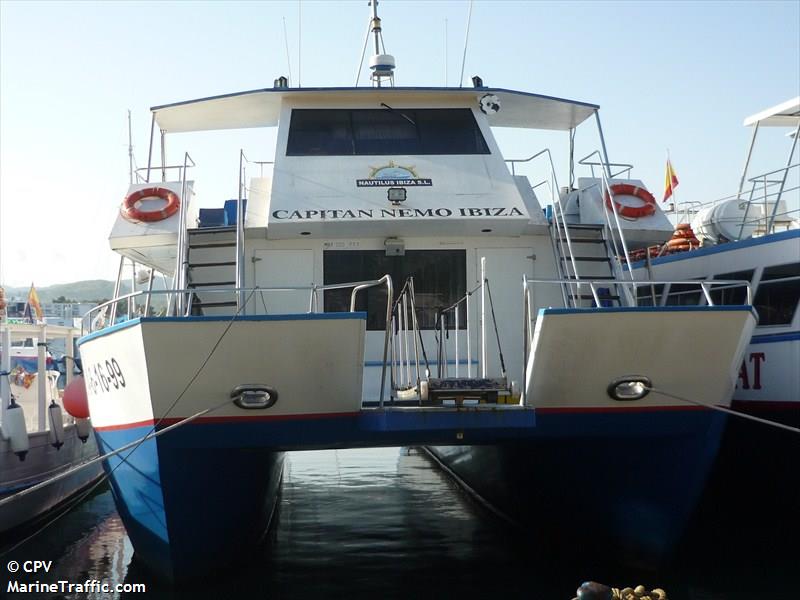 capitan nemo ibiza (Passenger ship) - IMO , MMSI 224007080, Call Sign EA 4103 under the flag of Spain