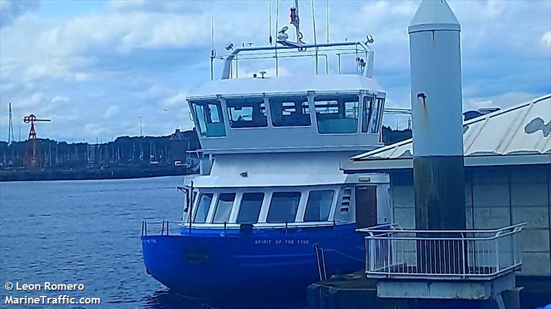 spirit of the tyne (Passenger ship) - IMO , MMSI 235040261, Call Sign MPQP7 under the flag of United Kingdom (UK)