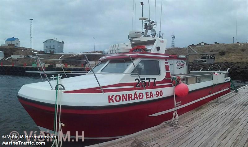 konrad (Fishing vessel) - IMO , MMSI 251412110, Call Sign 2577 under the flag of Iceland