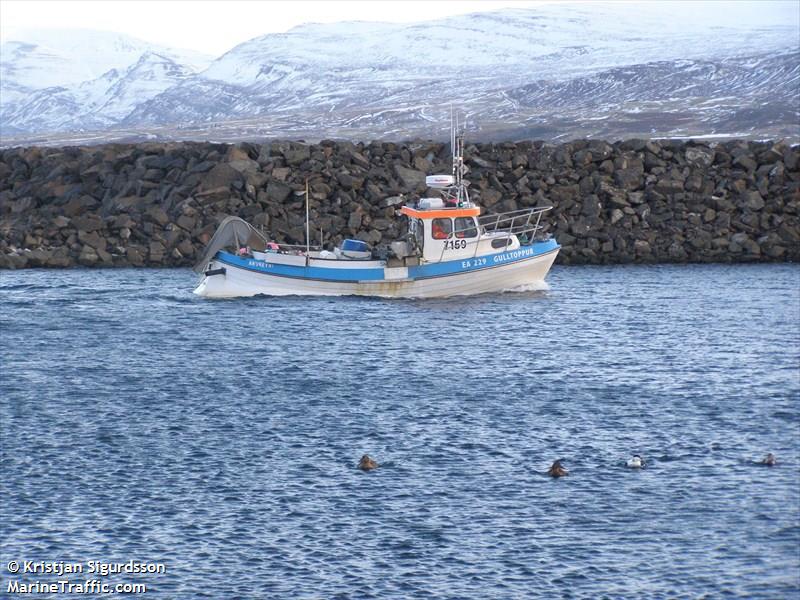 gulltoppur ii ea-229 (Fishing vessel) - IMO , MMSI 251809940, Call Sign 7159 under the flag of Iceland