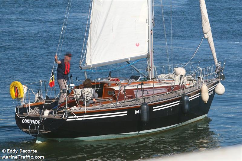 woody (Sailing vessel) - IMO , MMSI 205486410, Call Sign OR4864 under the flag of Belgium