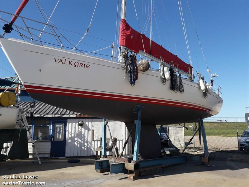 valkyrie (Pleasure craft) - IMO , MMSI 235093057, Call Sign 2FPA5 under the flag of United Kingdom (UK)