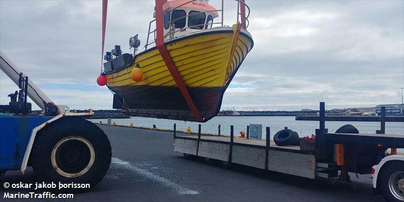 blaer (Fishing vessel) - IMO , MMSI 251474340, Call Sign 6087 under the flag of Iceland
