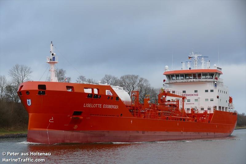 liselotte essberger (Chemical/Oil Products Tanker) - IMO 9939785, MMSI 255890000, Call Sign CQWR under the flag of Madeira