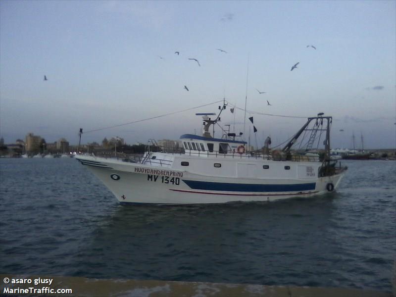 turi policardi (Fishing vessel) - IMO , MMSI 247141010, Call Sign IWOW under the flag of Italy