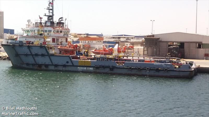 maridive229 (Offshore Tug/Supply Ship) - IMO 9346275, MMSI 312355000, Call Sign V3RL3 under the flag of Belize