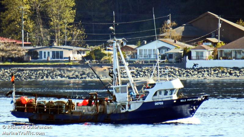 bold performance (Fishing vessel) - IMO , MMSI 316004867, Call Sign CFL5046 under the flag of Canada