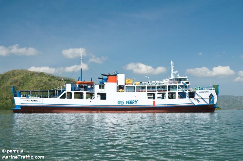 kmp.salindo mutiara1 (Passenger ship) - IMO , MMSI 525010053, Call Sign YFOV under the flag of Indonesia