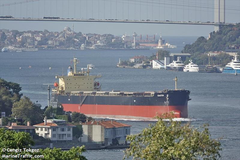 crater (Bulk Carrier) - IMO 9304289, MMSI 636023365, Call Sign 5LNI9 under the flag of Liberia