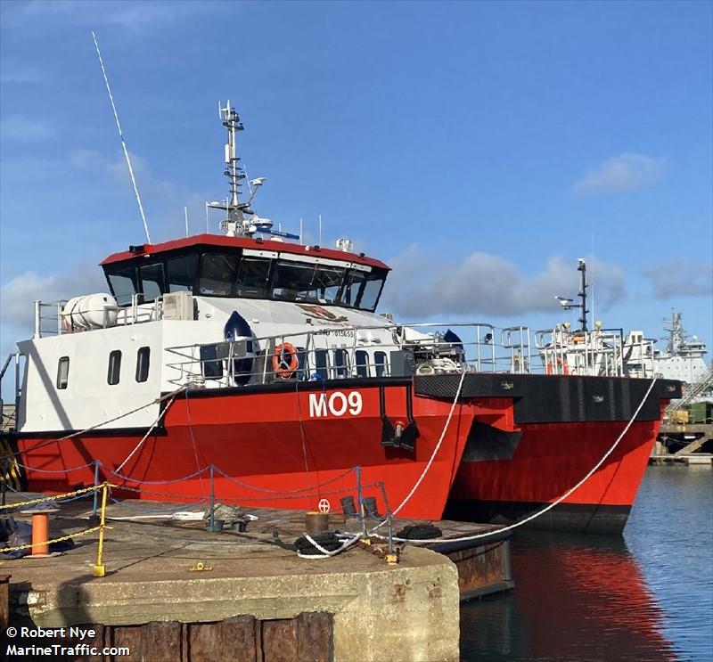 mo9 (Offshore Tug/Supply Ship) - IMO 1015856, MMSI 232048583, Call Sign MNXA2 under the flag of United Kingdom (UK)