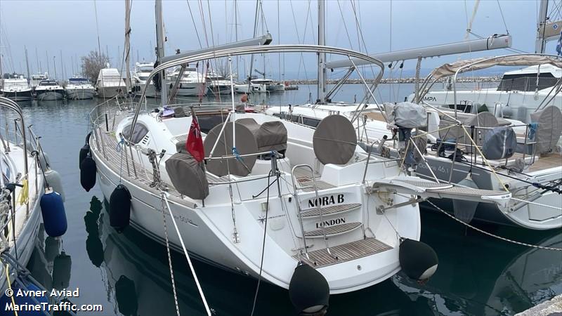 nora b (Unknown) - IMO , MMSI 232051155, Call Sign MOKG9 under the flag of United Kingdom (UK)