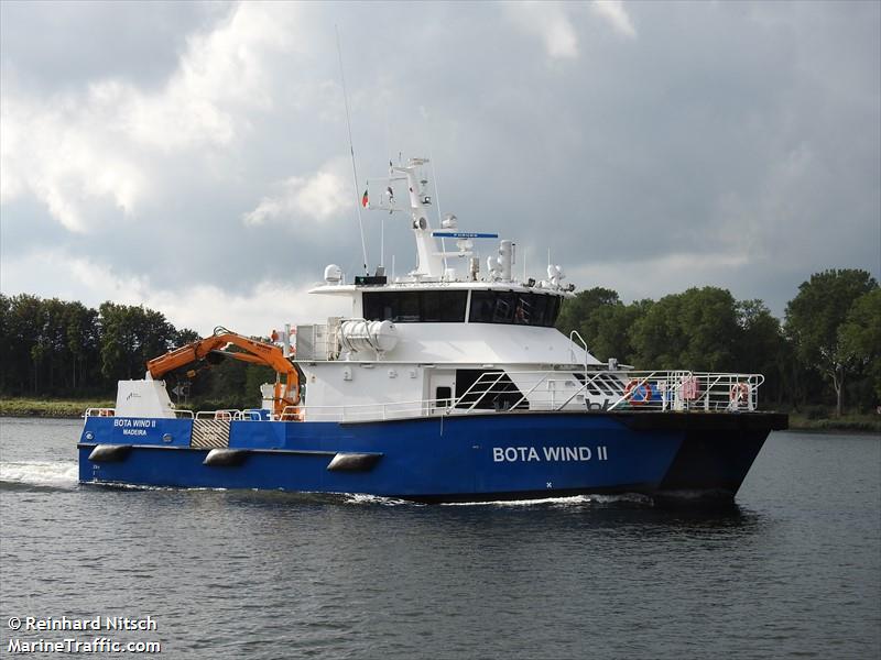 bota wind ii (Offshore Tug/Supply Ship) - IMO 9779240, MMSI 255915631, Call Sign CQ2089 under the flag of Madeira