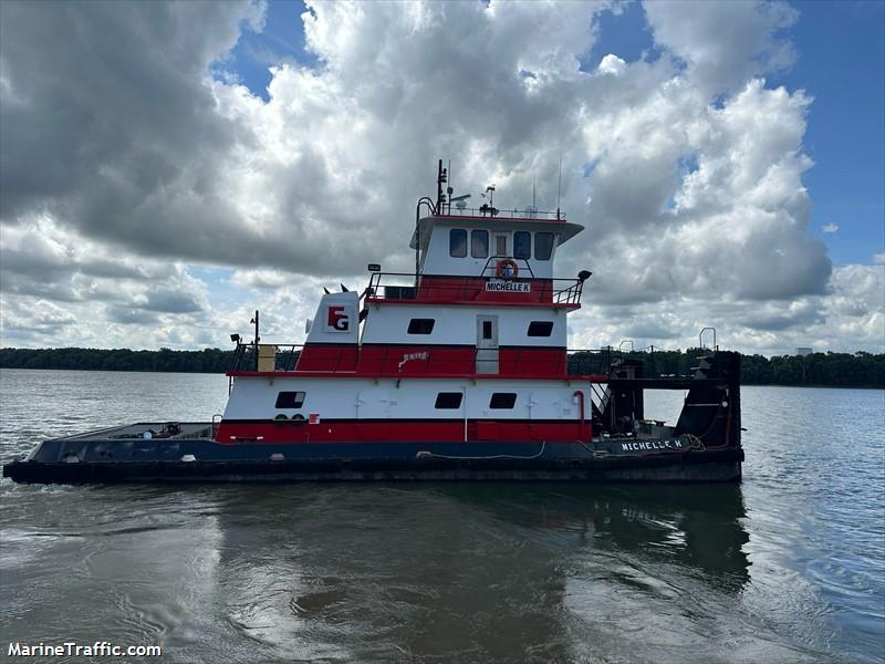 michelle k (Towing vessel) - IMO , MMSI 368319340, Call Sign WDN8622 under the flag of United States (USA)