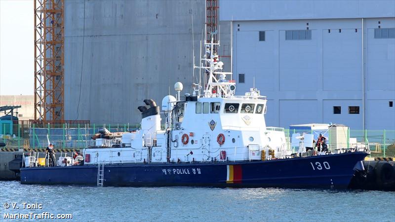 korea coastguard 130 (Law enforcment) - IMO , MMSI 440114120 under the flag of Korea