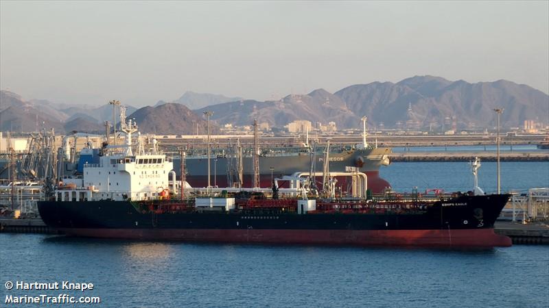 eastern hero (Chemical/Oil Products Tanker) - IMO 9353905, MMSI 511101182, Call Sign T8A4456 under the flag of Palau