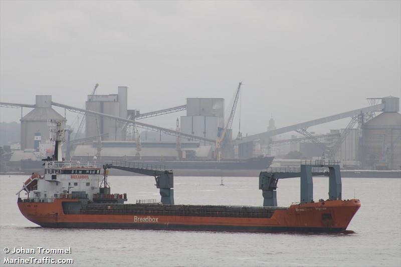 breadbox hyrax (General Cargo Ship) - IMO 8415158, MMSI 667002132, Call Sign 9LU2935 under the flag of Sierra Leone