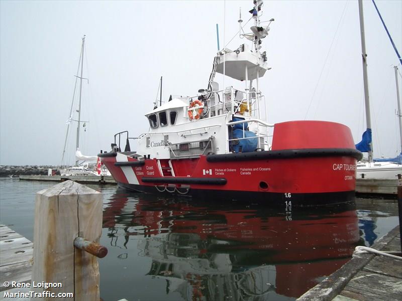 cap tourmente (SAR) - IMO , MMSI 316006672 under the flag of Canada