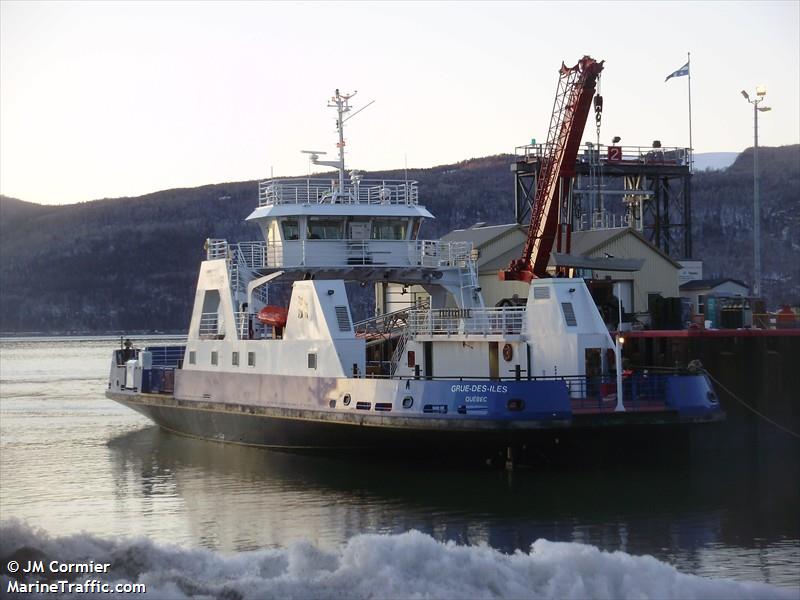 grue des iles (Passenger/Ro-Ro Cargo Ship) - IMO 8011732, MMSI 316007858, Call Sign VA 7814 under the flag of Canada