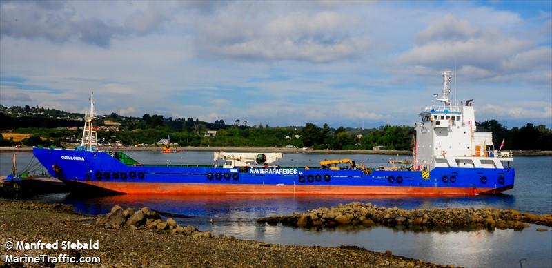 quellonina (Deck Cargo Ship) - IMO 9404754, MMSI 725001972, Call Sign CA6389 under the flag of Chile