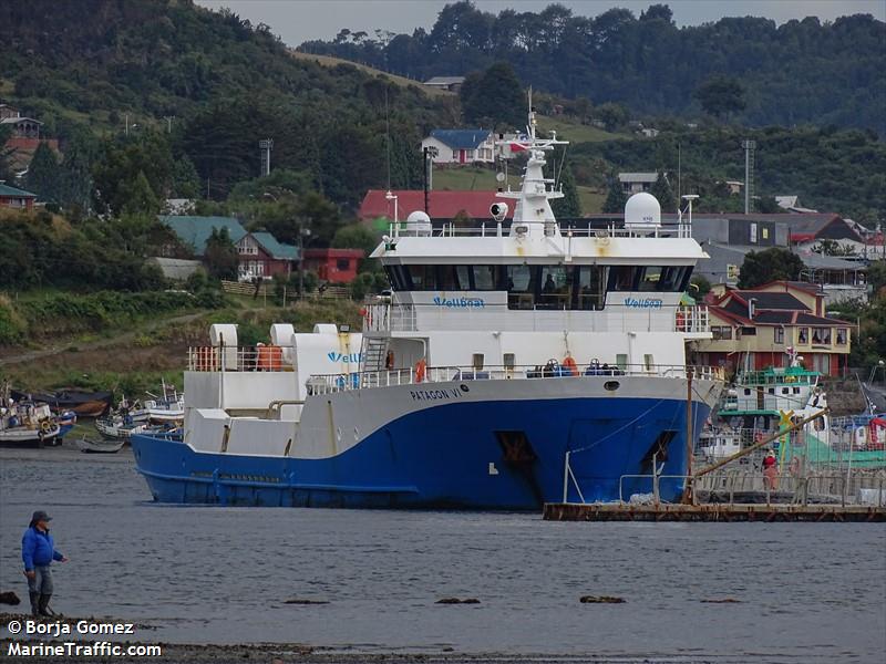 patagon vi (Fish Carrier) - IMO 9401013, MMSI 725003970, Call Sign CB9672 under the flag of Chile